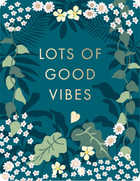 Postkarte - Green Wave - Lots of good vibes