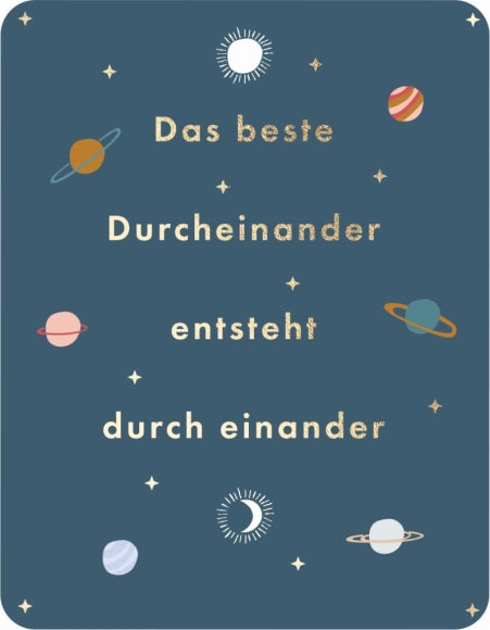 Postkarte - Green Wave - Das beste Durcheinander entsteht durch einander