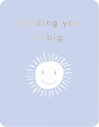 Postkarte - Green Wave - Sending you a big smile