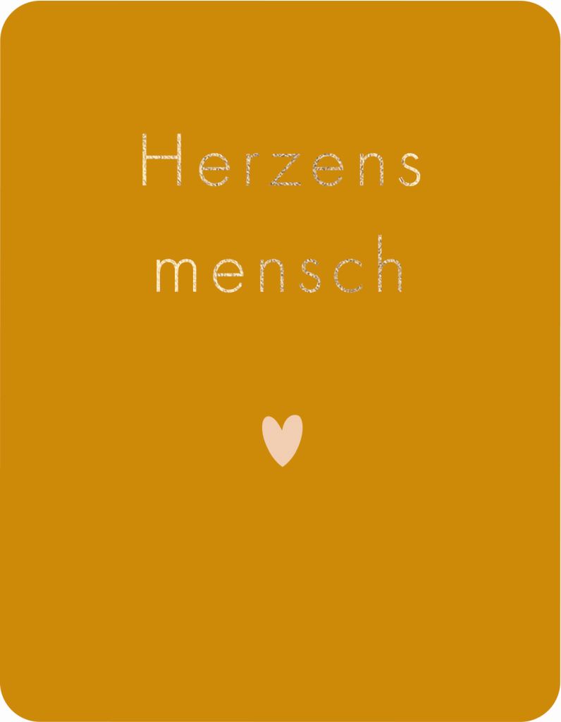 Postkarte - Green Wave - Herzensmensch