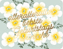 Postkarte - Green Wave - allerallerallerliebste Geburtstagswünsche