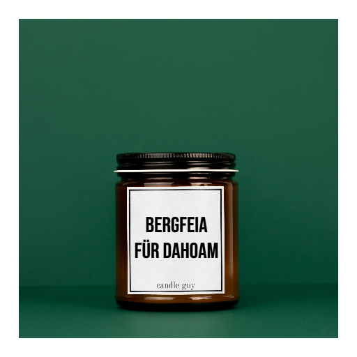 Duftkerze "Bergfeia für Dahoam"
