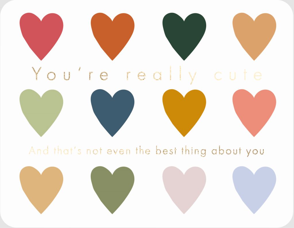 Postkarte You're really cute. And that's not even the best thing about you