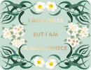 Postkarte - Green Wave - I am a mess but i am a masterpiece
