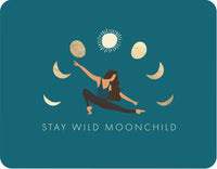 Postkarte Stay wild moonchild