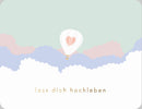 Postkarte lass dich hochleben