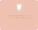 Postkarte und im nächsten Leben finde ich dich viel früher