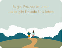 Postkarte - Green Wave - Es gibt Freunde im Leben,  und es gibt freunde für's Leben