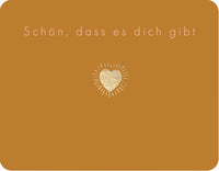Postkarte - Green Wave - Schön, dass es dich gibt
