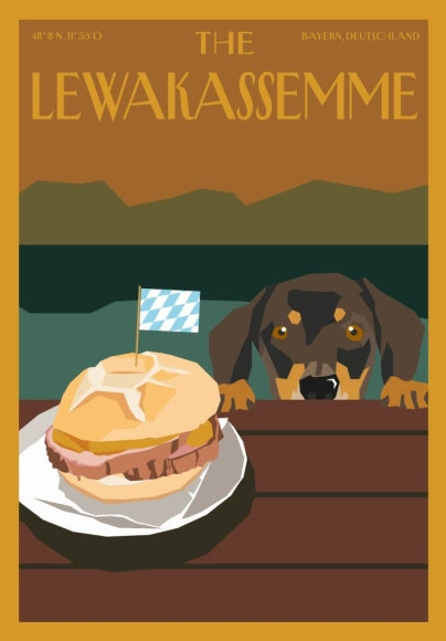 Postkarte: The Lewakassemme