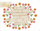 Postkarte - Green Wave - Es zählen nicht die Jahre, sondern die vielen schönen Augenblicke im Leben.