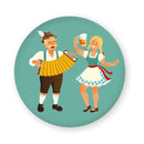 Magnet Tanzendes Paar in Tracht