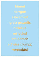 Postkarte Bayern - himmi herrgoot sakrament greiz gruzifix ...