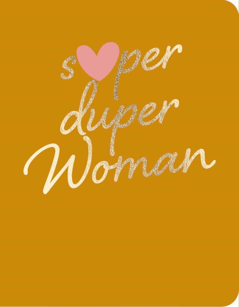 Doppelkarte - Green Wave - super duper Woman