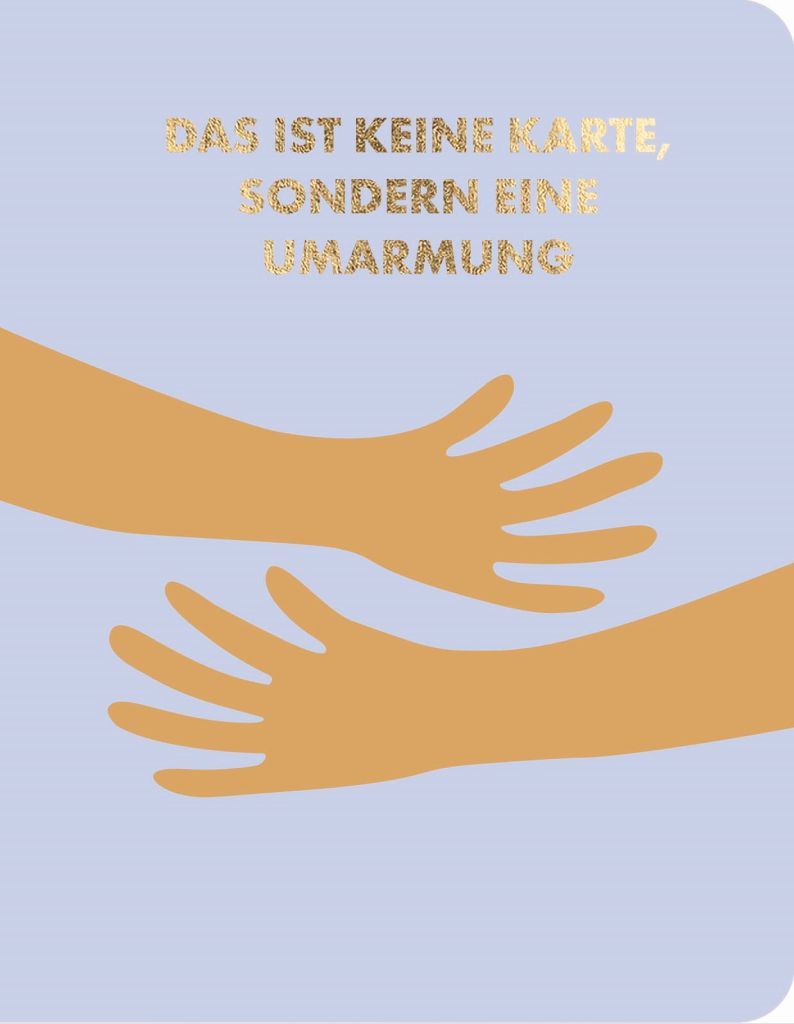 Doppelkarte - Green Wave - Das ist keine Karte, sondern eine Umarmung