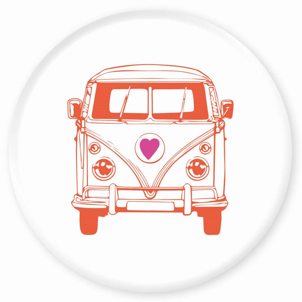 Magnet Bus mit Herz