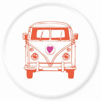 Magnet Bus mit Herz