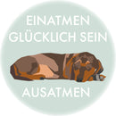 Magnet Einatmen Glücklich sein ausatmen