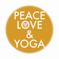 Magnet Peace Love & Yoga