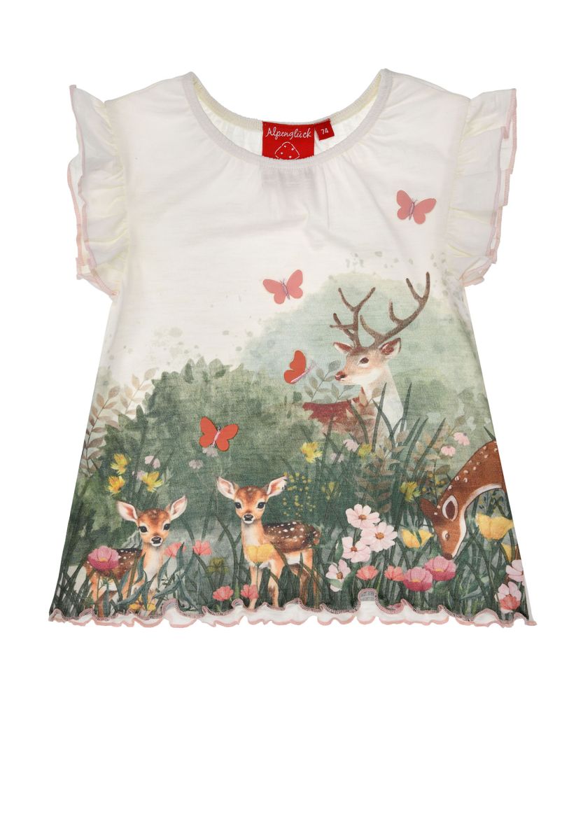 Kleinkinder-Set "Hirschfamilie" Shirt + Leggings