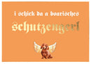 Doppelkarte Bayern - i schick da a boarisches schutzengel
