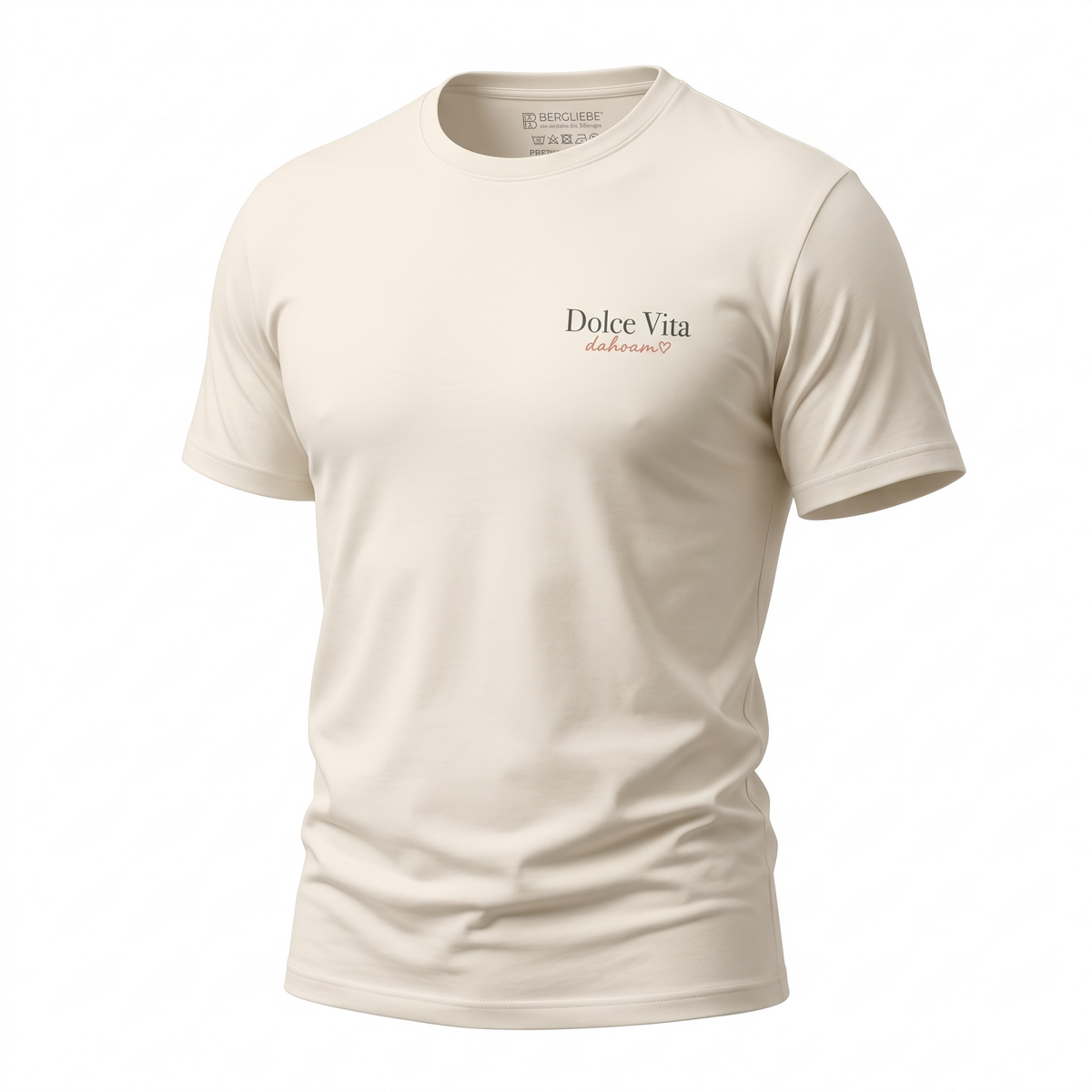 T-Shirt „Dolce Vita dahaom" Alpine Edition – Herzstück by Bergverliebt®