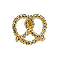 Pin Breze gezwirbelt gold-farben