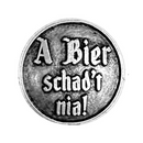 Gaudiknopf "A Bier schad''t nia" Tradition
