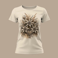 Almtracht® Damen-Tshirt "Strass-Edelweiß"