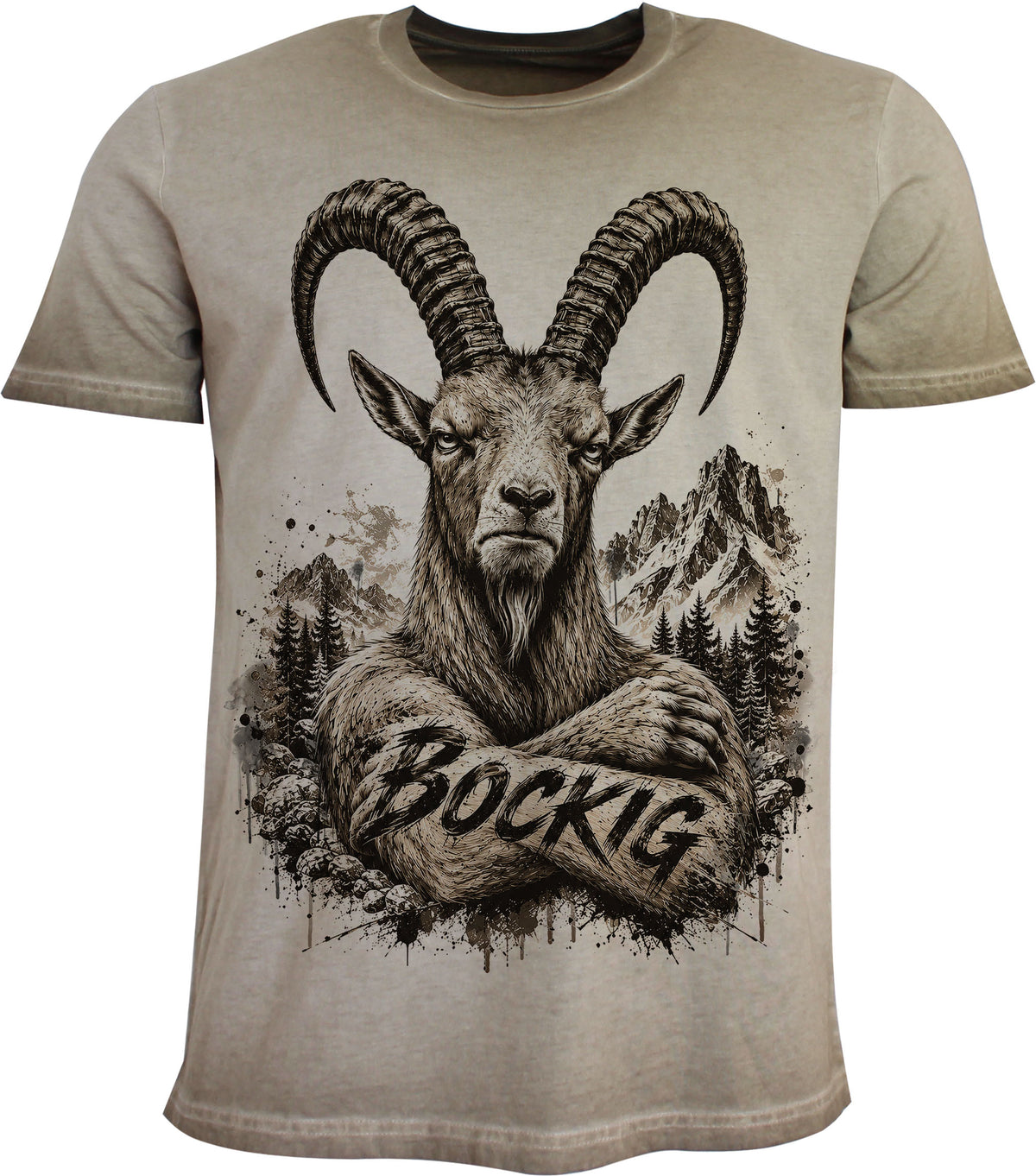 Almtracht® Tshirt "Bockig"