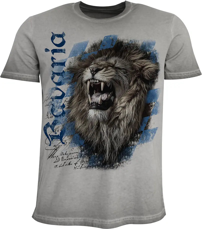 Almtracht® Tshirt "Löwe Bavaria"