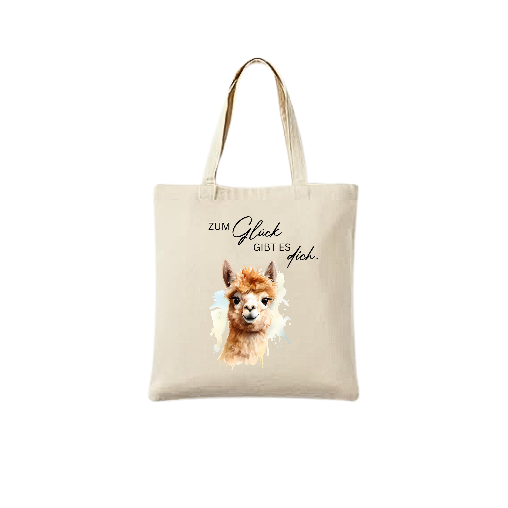 Bergverliebt® Baumwolltasche „Gspürwerk Alpaka“ – natur & nachhaltig