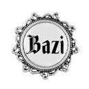 Gaudiknopf "Bazi" verziert