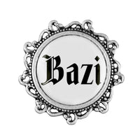 Gaudiknopf "Bazi" verziert