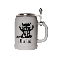 Bierkrug MAXX "Ois isi" mit Zinndeckel 0,5 Liter
