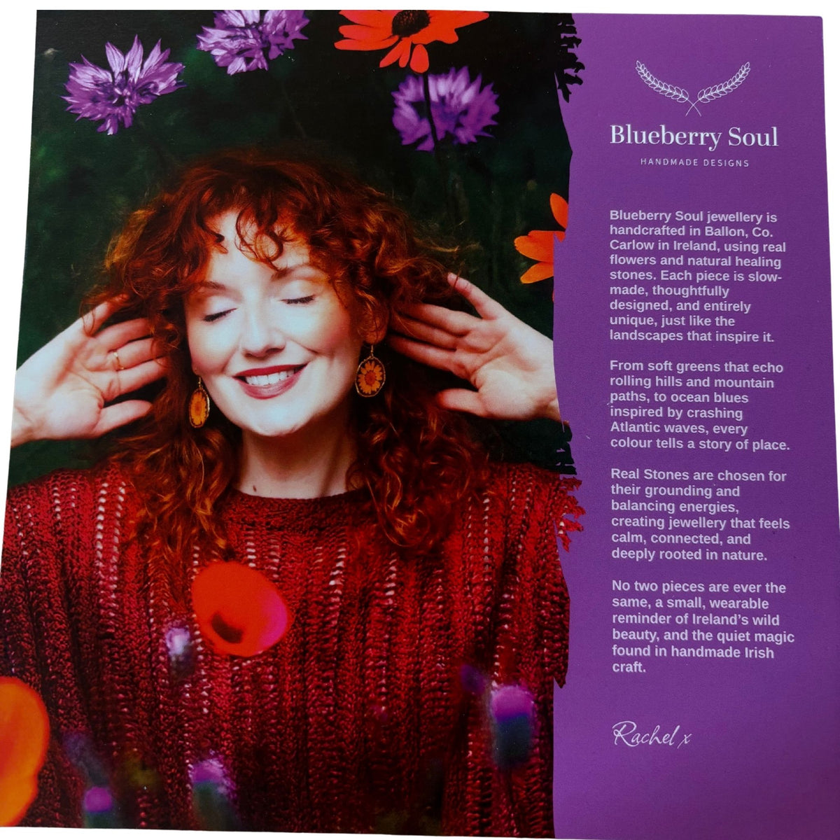 Blueberry Soul Ohrstecker „Whimsical Meadow“