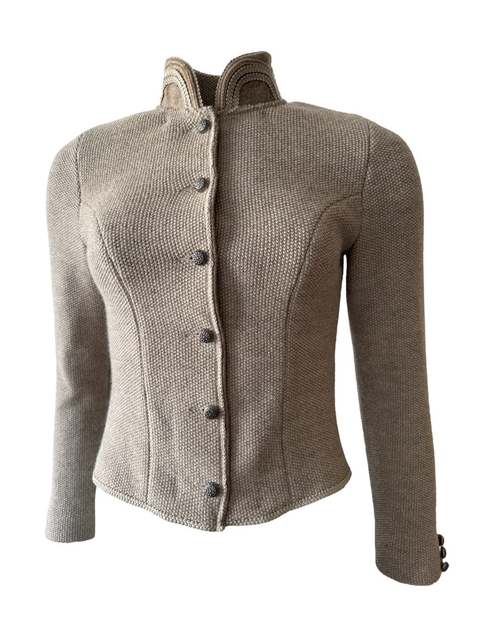 Litzlfelder Strickjacke "Alice" beige