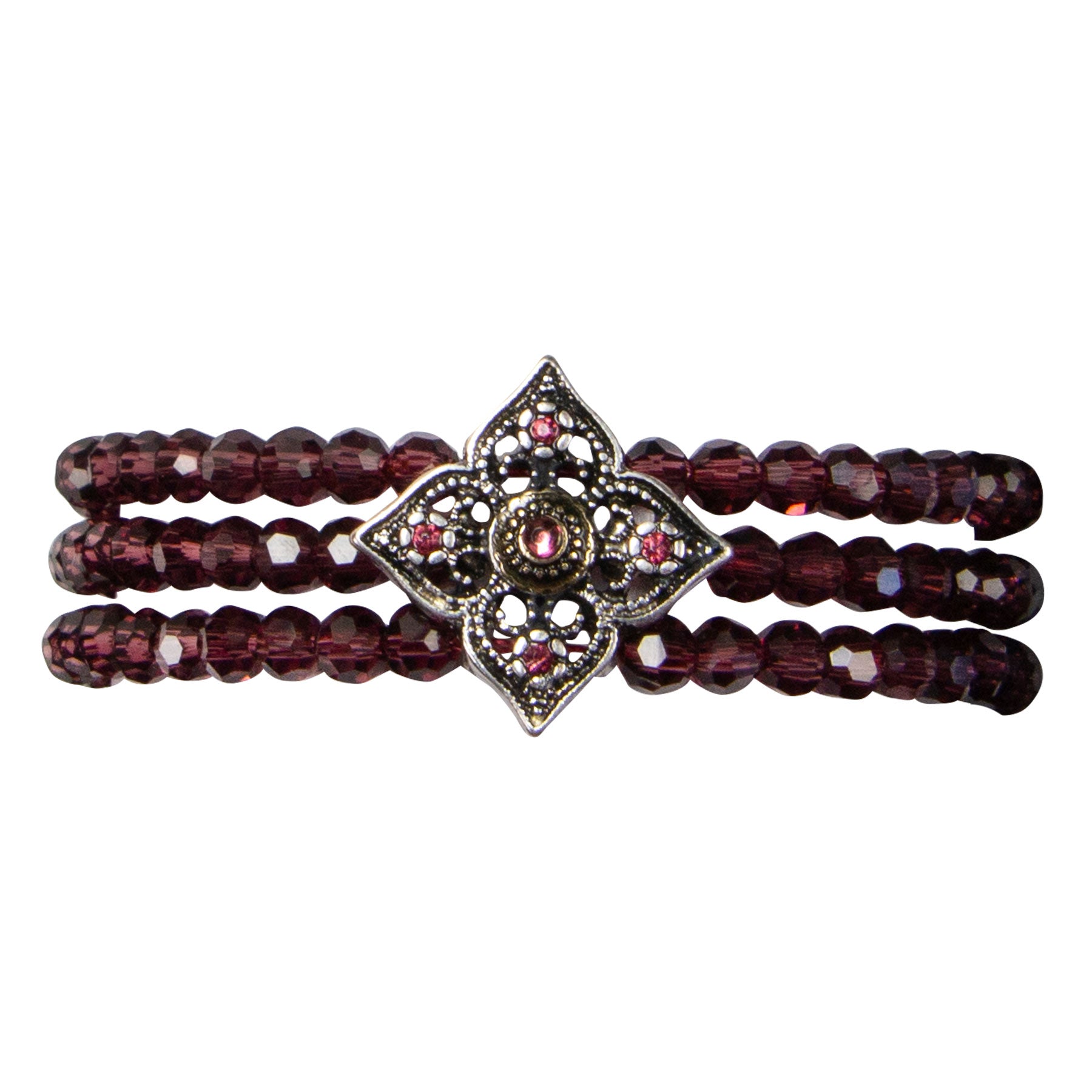 Perlen-Armband "Louisa" beere