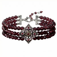 Perlen-Armband "Louisa" beere