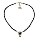 Perlen-Halskette "Helena" schwarz