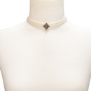 Perlen-Kropfkette Louisa creme-weiß