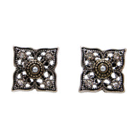 Ohrstecker Louisa creme-weiß