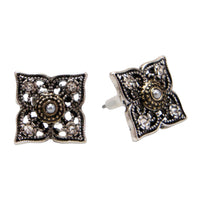 Ohrstecker Louisa creme-weiß