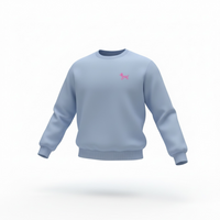 Bergverliebt® Sweatshirt „Dackelkönigin“ – Blue