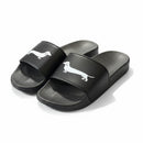 Badelatschen "Dackel" schwarz – Herzstück by Bergverliebt®