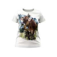 Almtracht® Damen Tshirt "Kuh"
