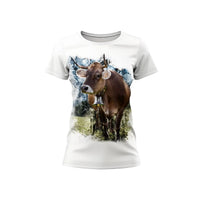 Almtracht® Damen Tshirt "Kuh"