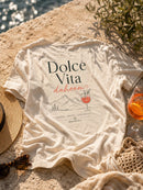 T-Shirt „Dolce Vita dahoam“ Alpine Edition – Herzstück by Bergverliebt®