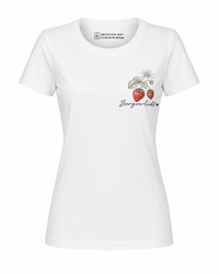 T-Shirt „Dolce Vita Erdbeere“ – Herzstück by Bergverliebt®