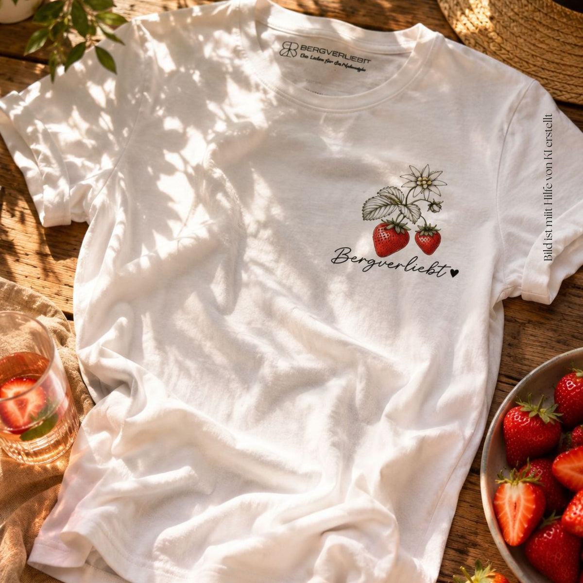 T-Shirt „Dolce Vita Erdbeere“